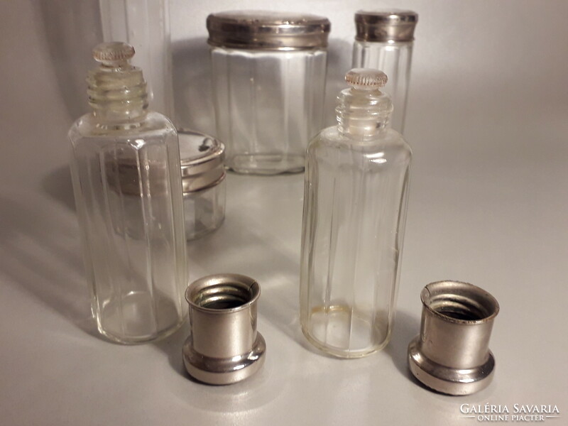 Vintage pipe glass set of 6 complete sets also for travel set collection