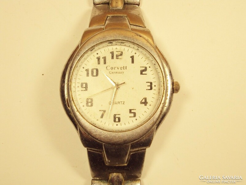 Retro régi óra karóra Corvet Quartz német gyártmány 1970-es évek