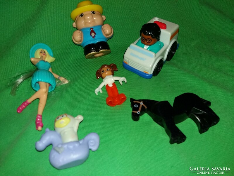 Retro quality - lego, mattel, disney - vehicle - figure package in one as shown in the pictures