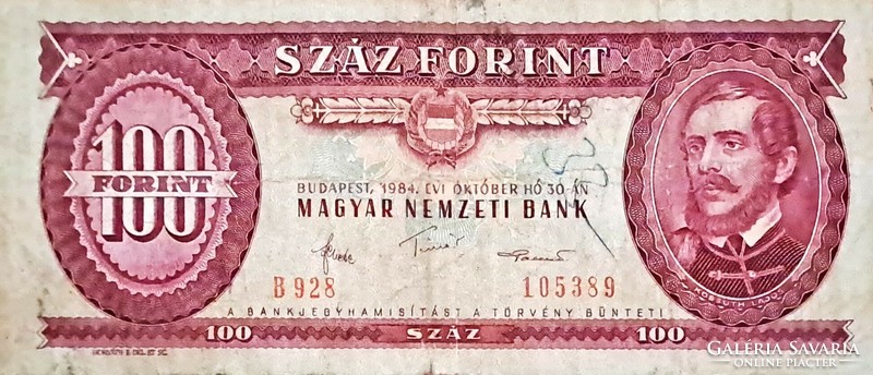 100 régi magyar forint