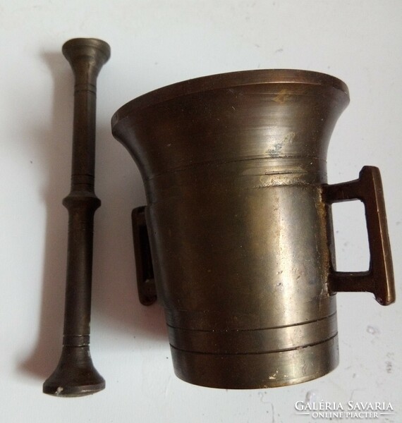 Copper mortar and pestle