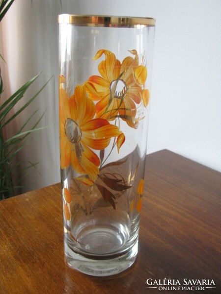 Decorative vase of Czech glass