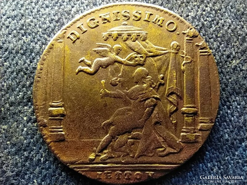 Német Államok Nürnberg 1791 sárgaréz 4,8g 27mm zseton (id78276)