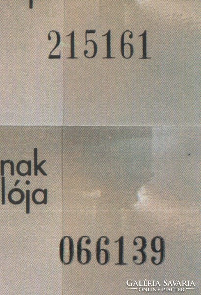 Magyar Postatiszta 3380 MPIK 3700 Vékony és vastag sorszám
