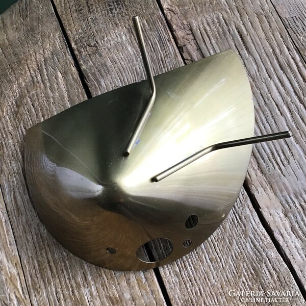 Modern small copper colored metal bowl