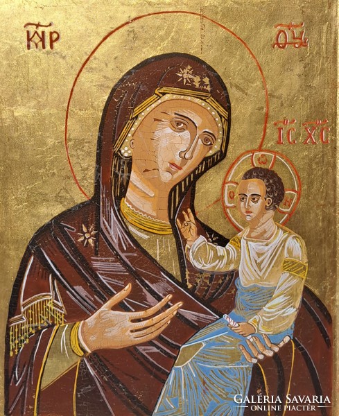 Mother of God Hodegetria - icon copy - mother of God and Jesus