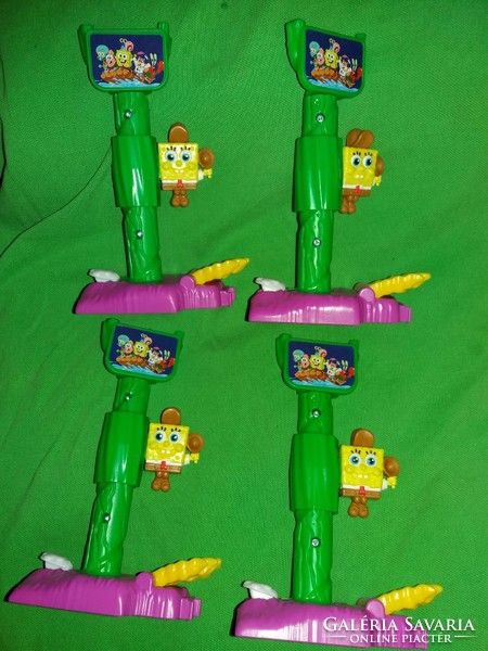 Retro mekis fast food happy meal toy spongebob figure 4 in one according to the pictures