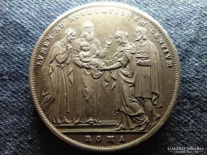 Vatican xvi. Gregory (1831-1846) .917 Silver 1 scudo 1831 r (id78219)