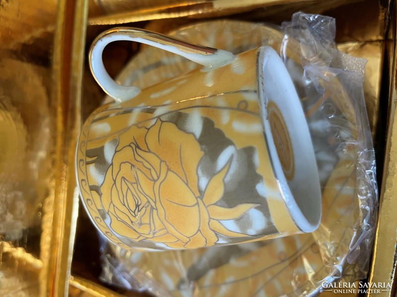 AML royal porcelán kávéskészlet 8 db-os