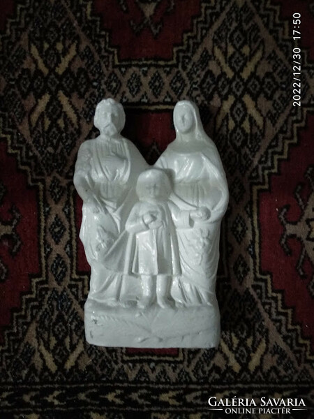 Szent család, József, Mária kis Jézus domború kép, asztali és falidísz, szobor