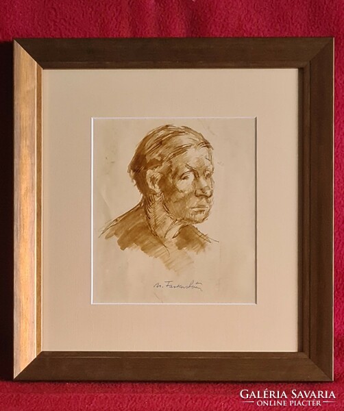 Csallóközi Farkas Lőrinc (1898 - 1966) : Női portré