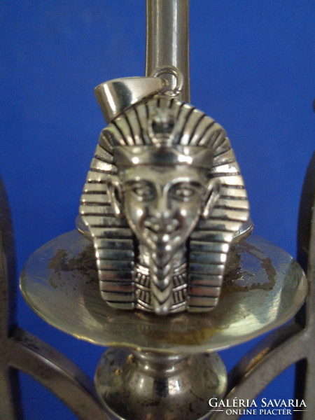 Sterling silver Tutankhamun pharaoh pendant