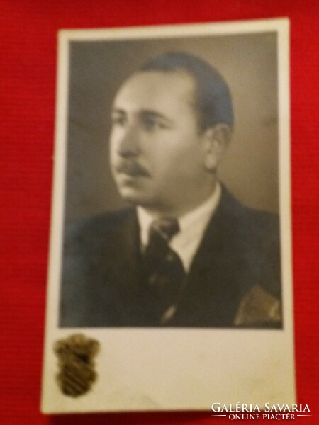 1939. A néhai rádió bemondó BENEDEKFI JÁNOS portré - halálhír SZEGED Székely fotó a képek szerint