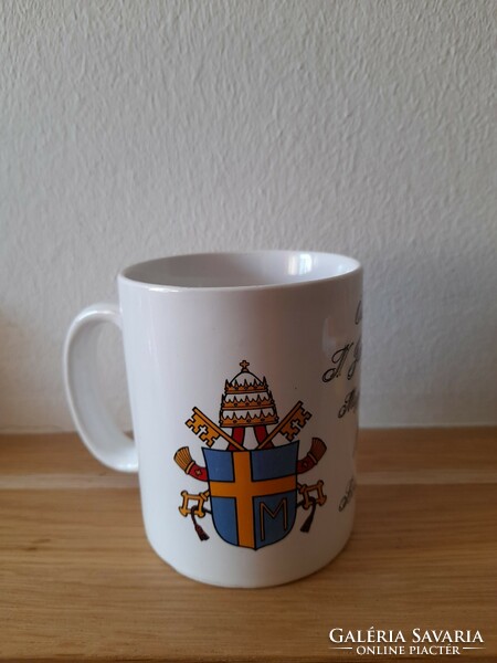 Papal visit commemorative mug