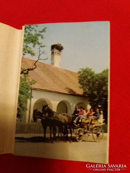 Old bus - hortobágy - goulash tourism, colorful advertising brochure, in good condition, according to the pictures