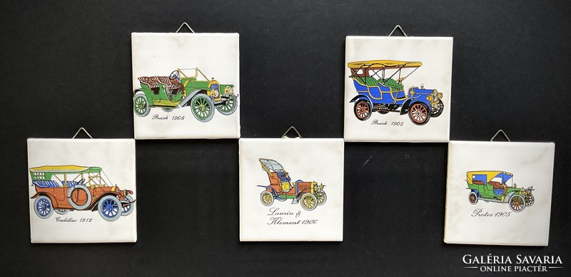 Retro and rare car tiles west-germany decorative tiles