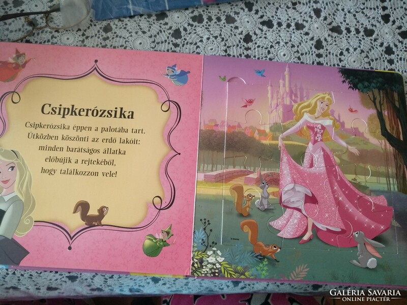 Disney princesses puzzle book, negotiable