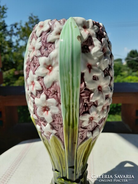 Eichwald majolica art nouveau vase