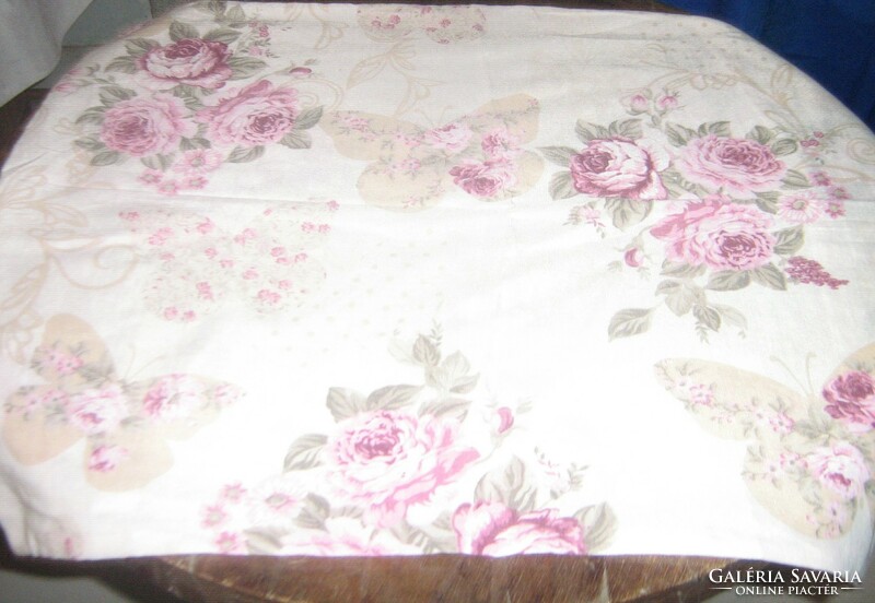 Beautiful vintage rosy pillowcase