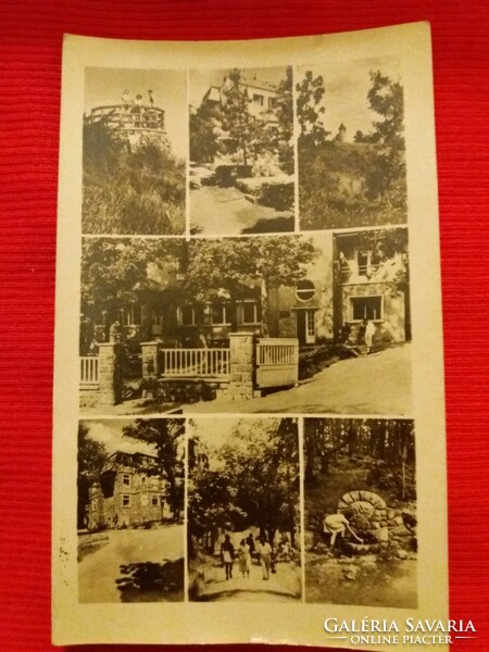 Antik MÁTRAFÜRED KÉPZŐMŰVÉSZETI ALAP képeslap fekete-fehér szép állapotban a képek szerint