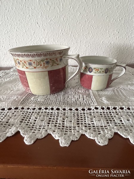Pair of M z porcelain mugs
