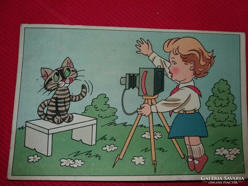 Antique fun postcard art works color drawing in nice condition as per pictures