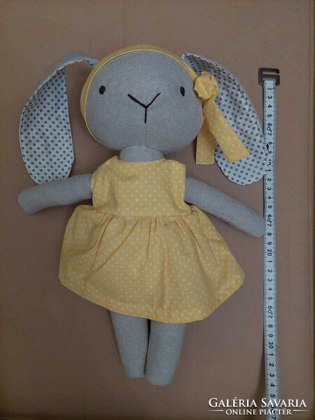New handmade rabbit doll made of natural materials
