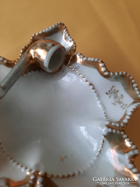 Porcelain pipe holder, ashtray, numbered