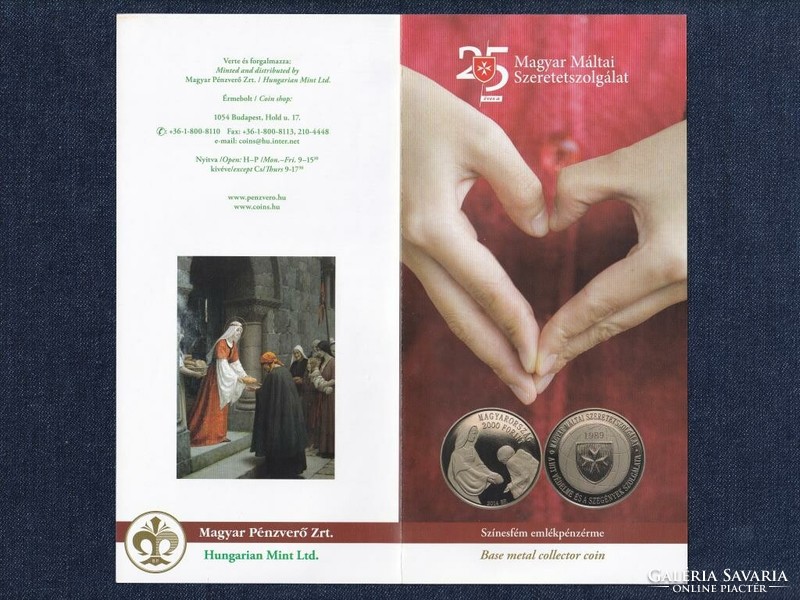 25th Anniversary of the Hungarian Charity Service of Malta HUF 2000 2014 brochure (id77876)