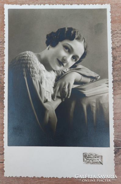 Old vintage 3 black-and-white postcards from photographers from Szarvas: Béla Roth, Margit Berger