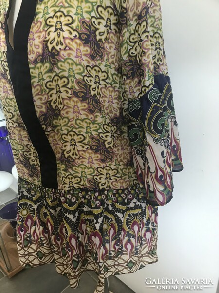 Fashionable tunic made of a mixture of silk and cotton, size 42-44