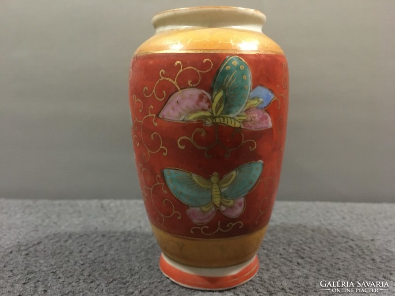 Antique marked oriental mini vase!! 9X5.5 cm !!