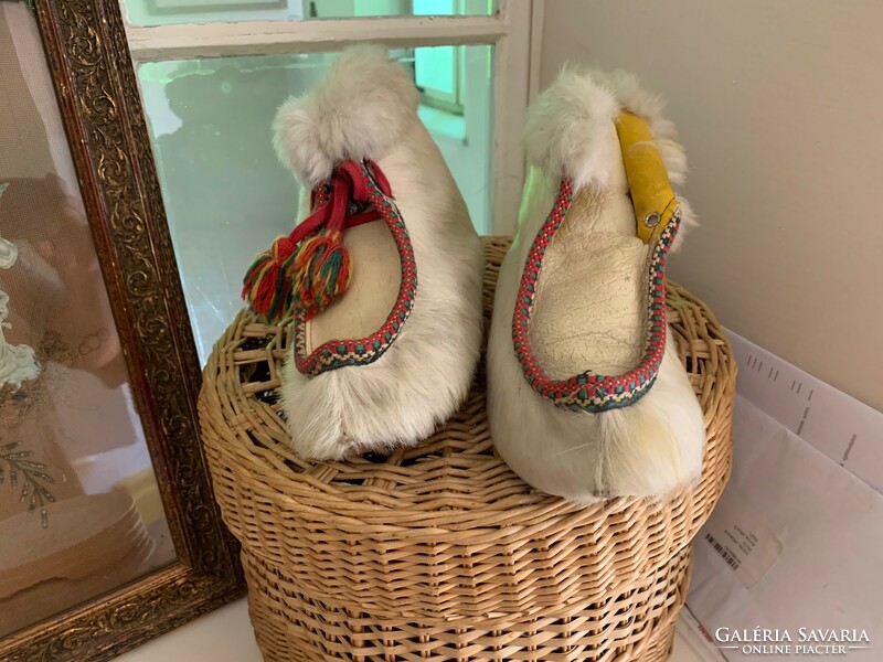 Lapland /Santa's town/ folk costume shoes