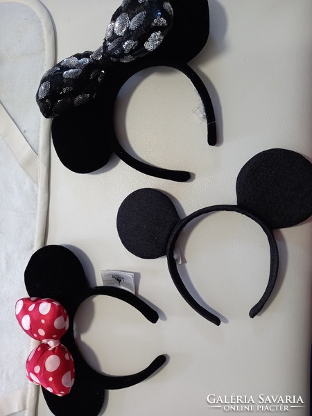 Cosplay Disneyland eredeti Mickey Minnie fejdísz  hajdísz hajpánt fejpánt