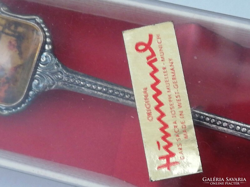Hummel silver-plated spoon with box for collectors