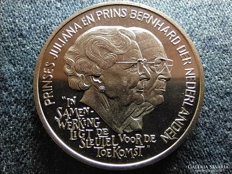 Queen Mother of the Netherlands 85th Birthday 2.5 ECU 1994 Copper-Nickel 33mm Medal (id62473)
