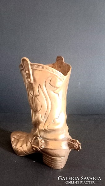 Copper western boot frame art deco handmade negotiable