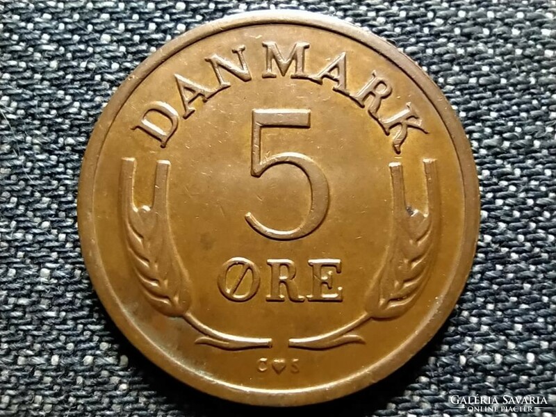 Denmark ix. Frigyes (1947-1972) 5 øre 1966 c s (id36626)