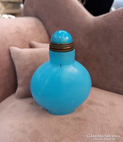 Antique Chinese perfume bottle blue