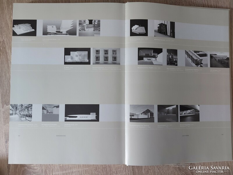 The German and English introductory book of the Austrian architect Klaus Kada with pictures and plans - 539