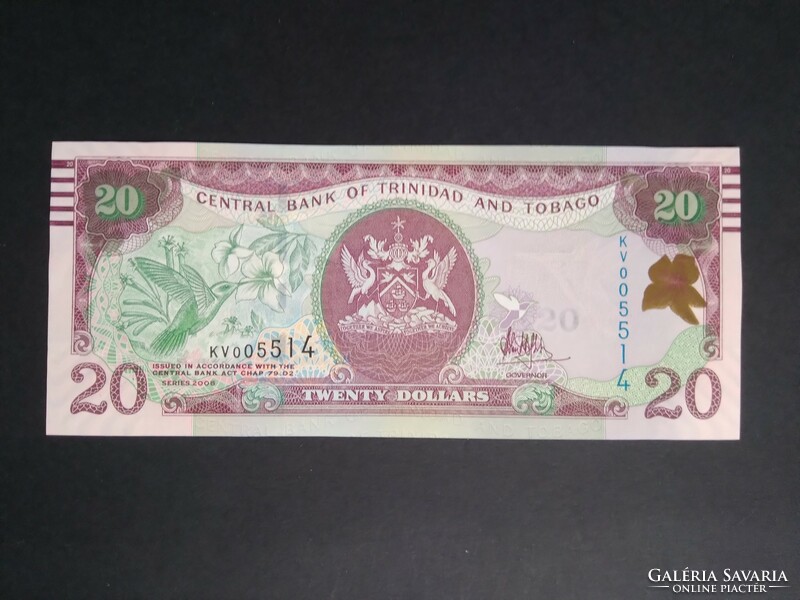 Trinidad és Tobago 20 Dollar 2006 Unc