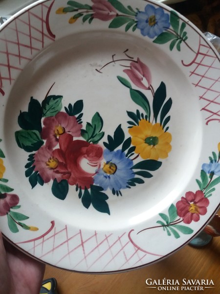 Fischer Emil festett fali tányér