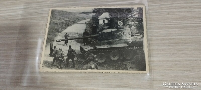 2 original tiger tank photos