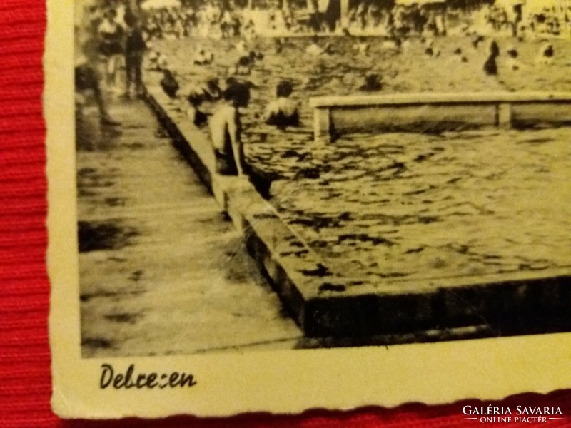 Antique 1940. Debrecen - beach barasits photo postcard ff. Photo in good condition according to pictures