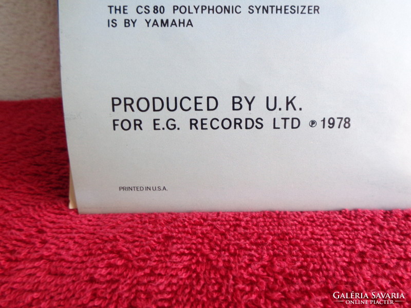 U.K. - U.K. Lp - Specialty Records Corporation préselése