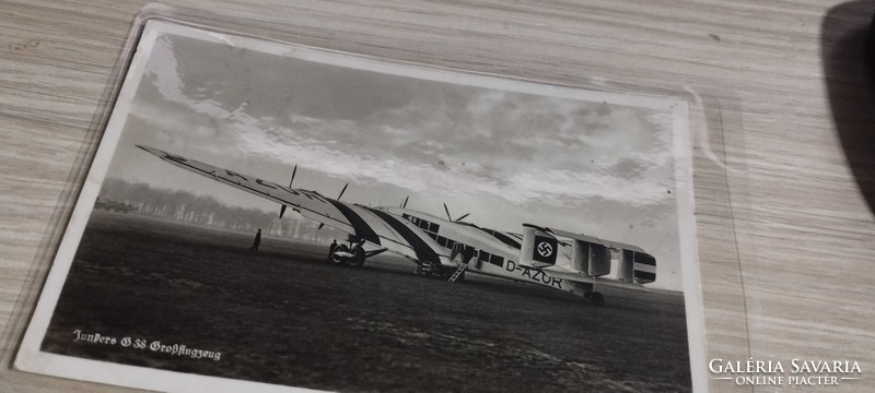 Junkers g38 postcard 1938 original