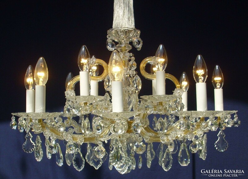 Mária Theresia crystal chandelier 12-burner chandelier