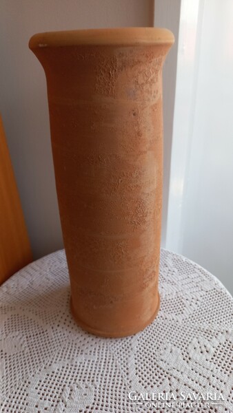 Ceramic floor vase,? 38 cm high, top diameter: 15 cm. 1896 Gr.