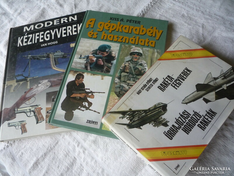 Books on military subjects.