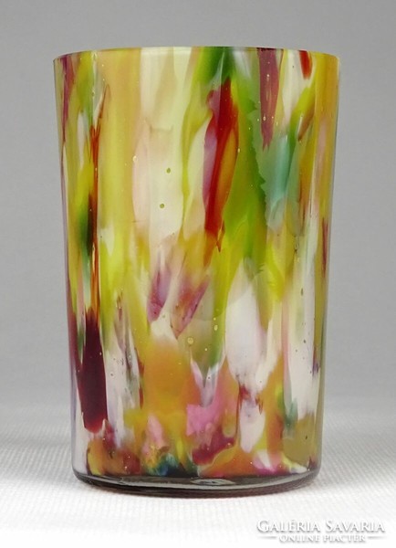 1J366 antique Murano blown glass cup